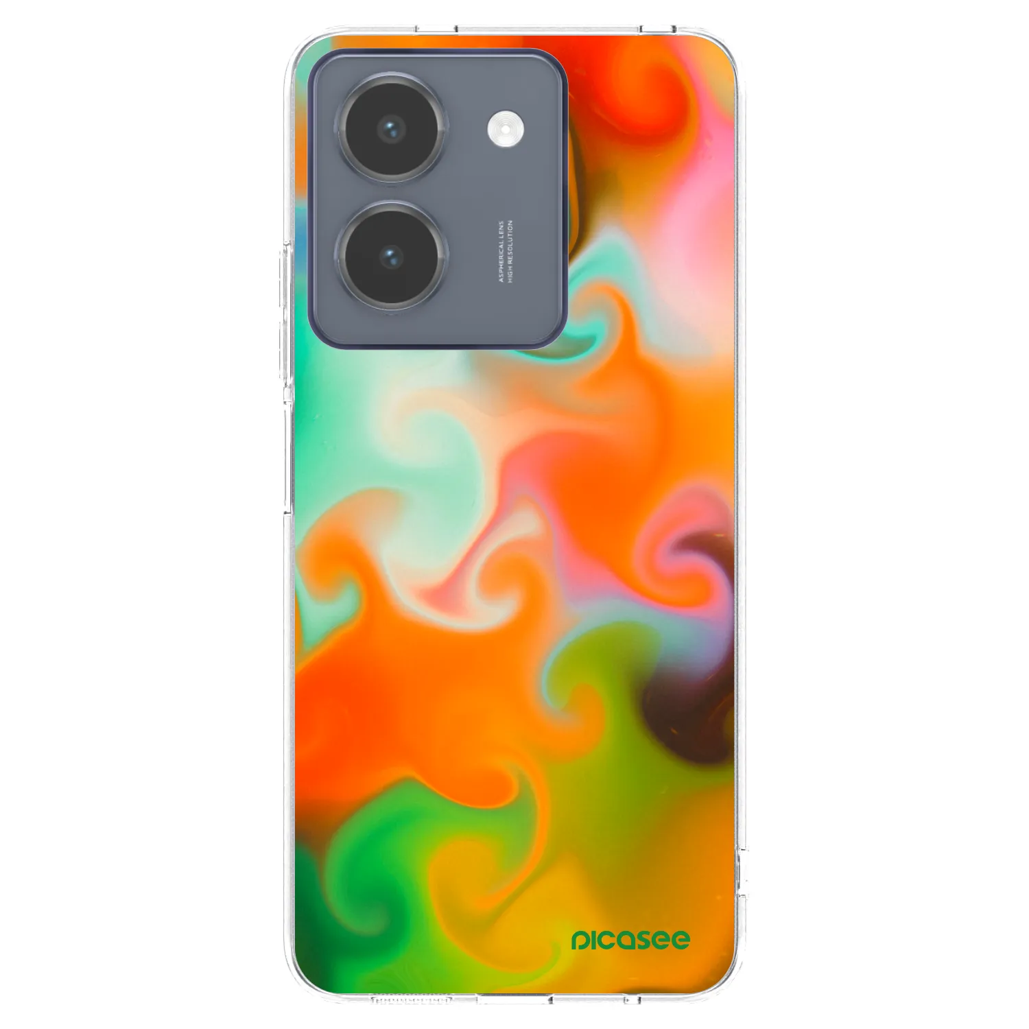 Picasee Vivo Y36 4G Hülle - Transparentes Silikon - Juice
