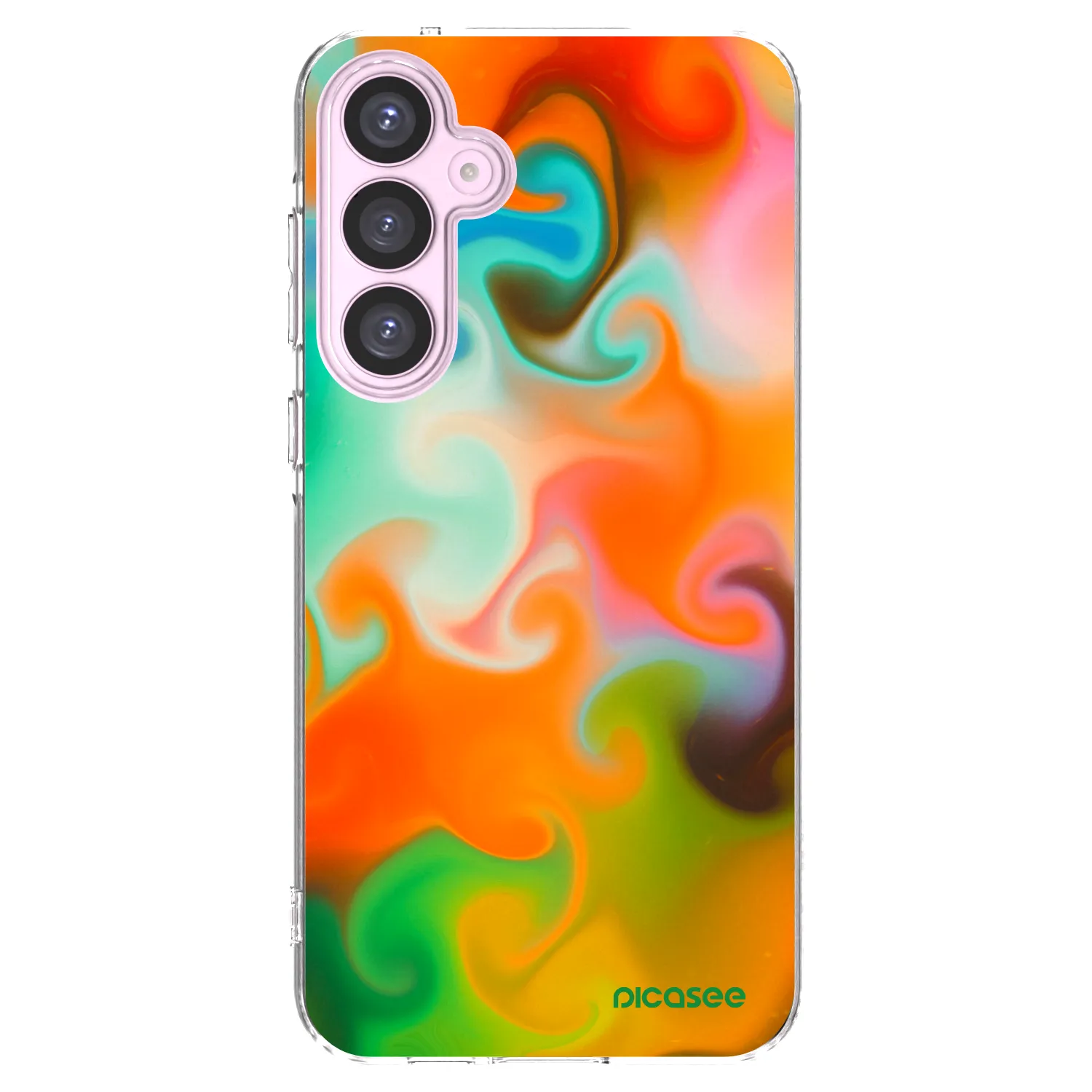 Picasee Samsung Galaxy A55 5G A556B Hülle - Transparentes Silikon - Juice