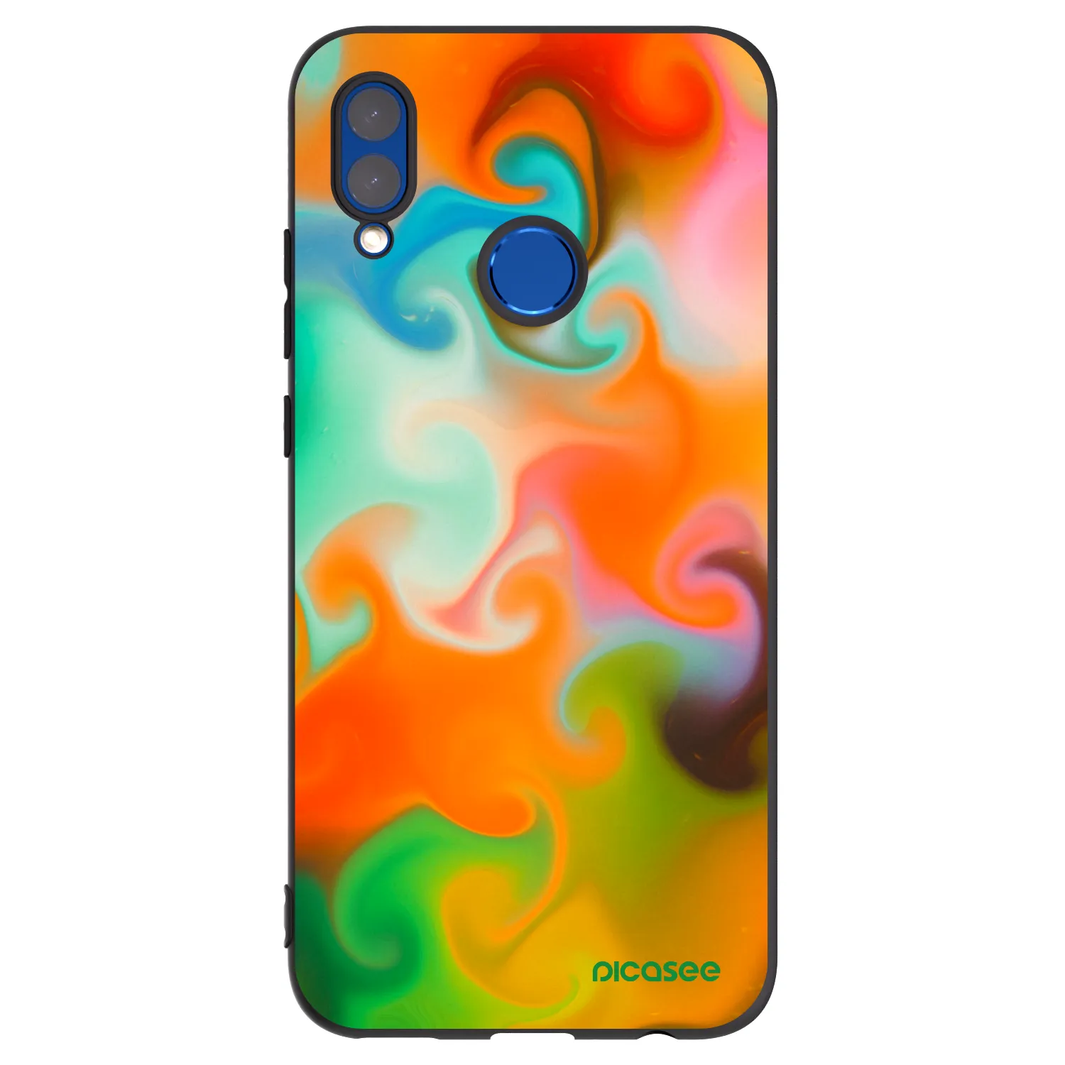 Picasee Honor 10 Lite Hülle - Schwarzes Silikon - Juice