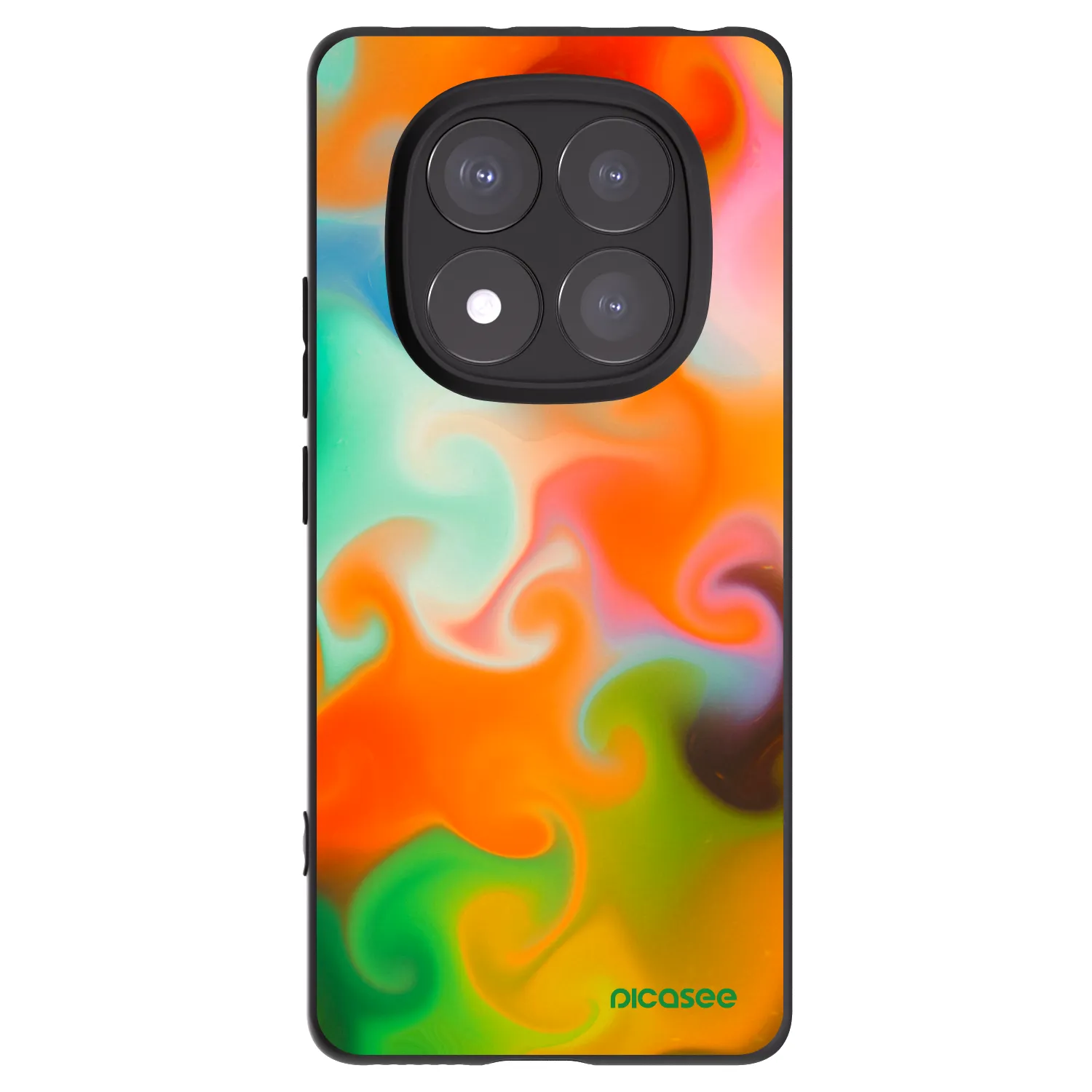 Picasee Xiaomi Redmi Note 14 Pro 5G Hülle - Schwarzes Silikon - Juice