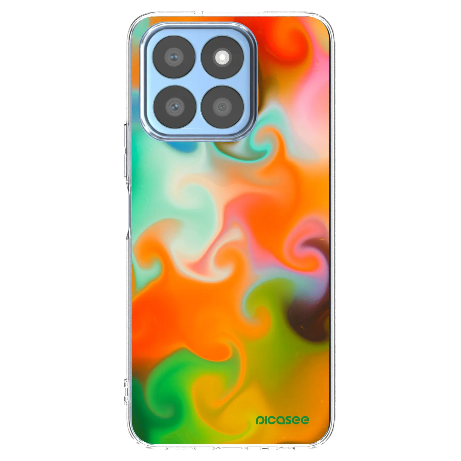 Picasee Honor X8c Hülle - Transparentes Silikon - Juice