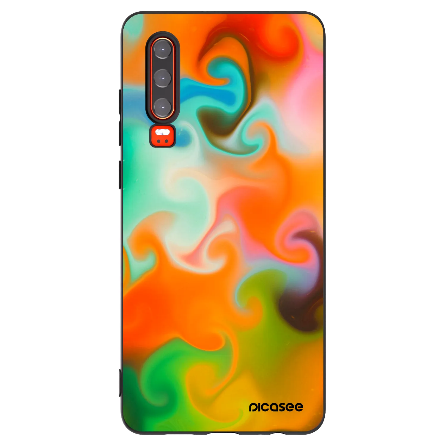 Picasee Huawei P30 Hülle - Schwarzes Silikon - Juice