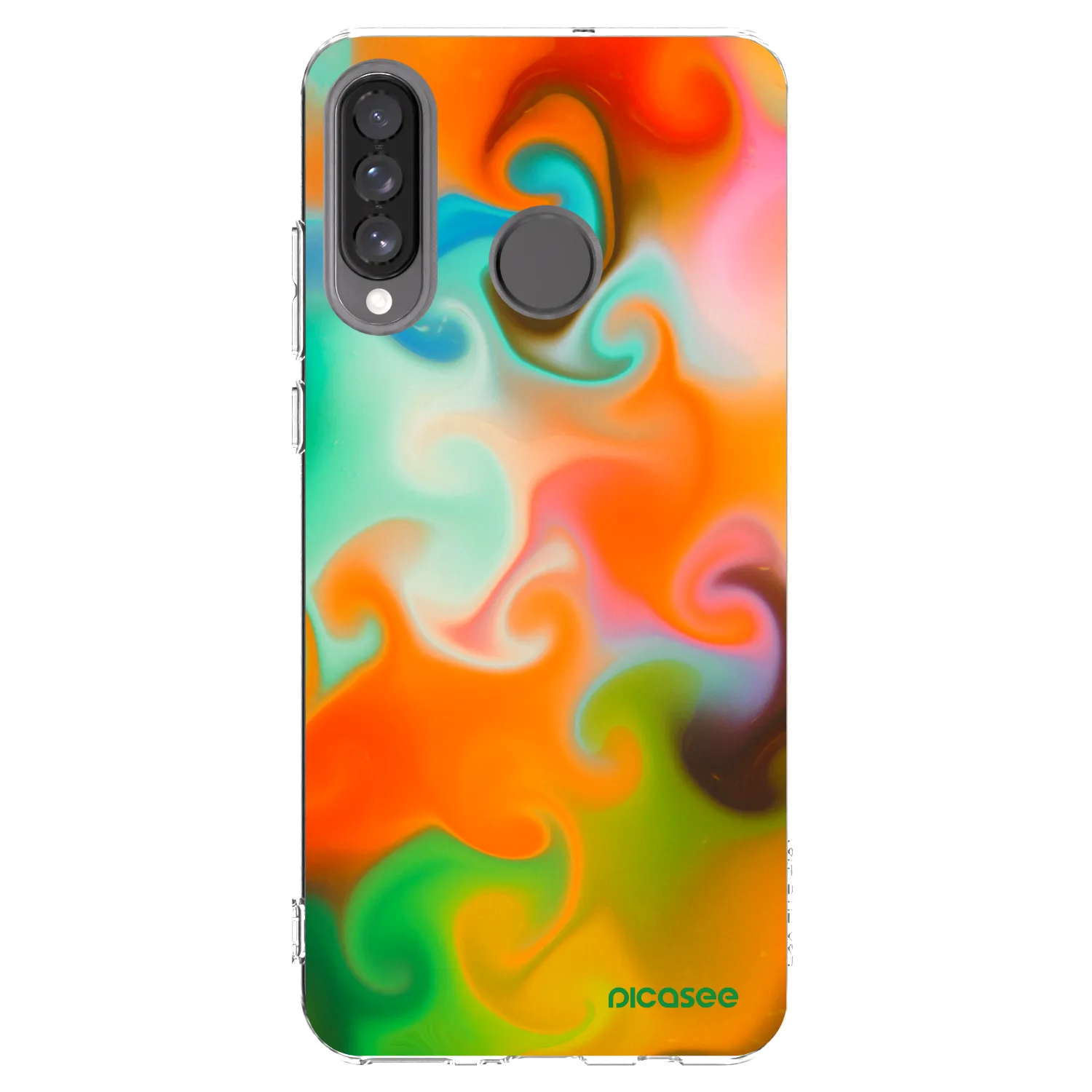 Picasee Huawei P30 Lite Hülle - Transparentes Silikon - Juice