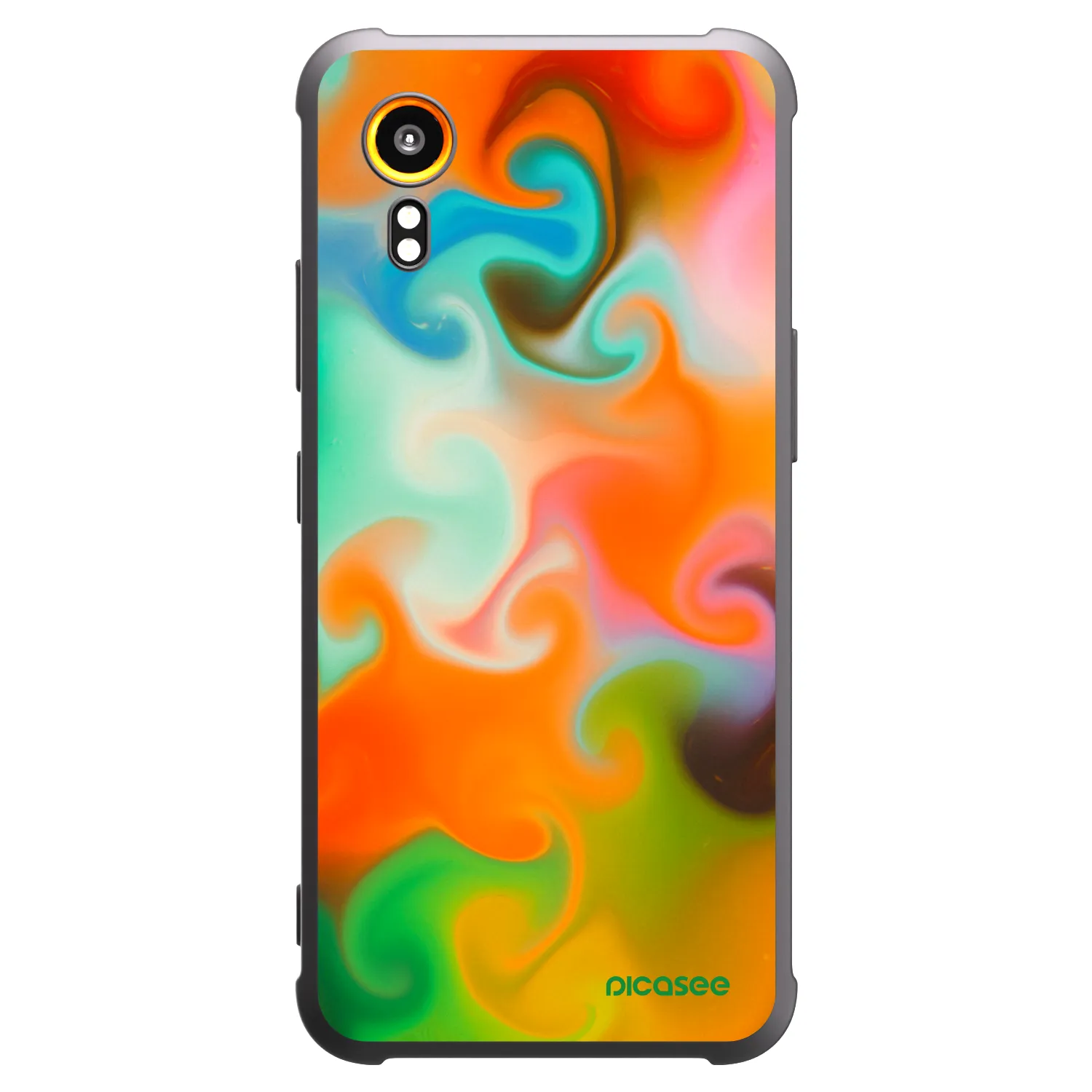 Picasee Samsung Galaxy Xcover 7 Hülle - Schwarzes Silikon - Juice