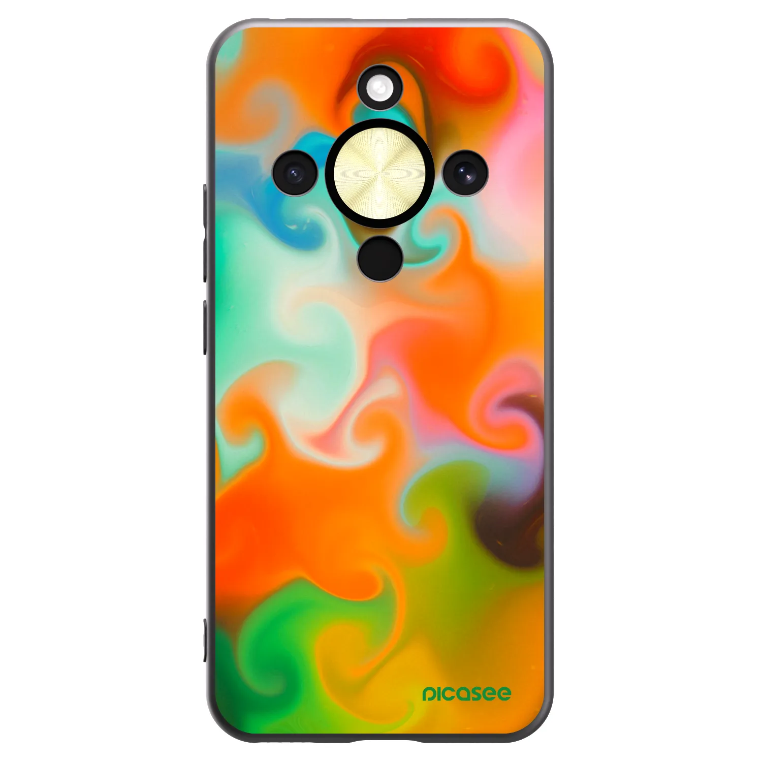 Picasee Honor Magic8 Lite 5G Hülle - Schwarzes Silikon - Juice