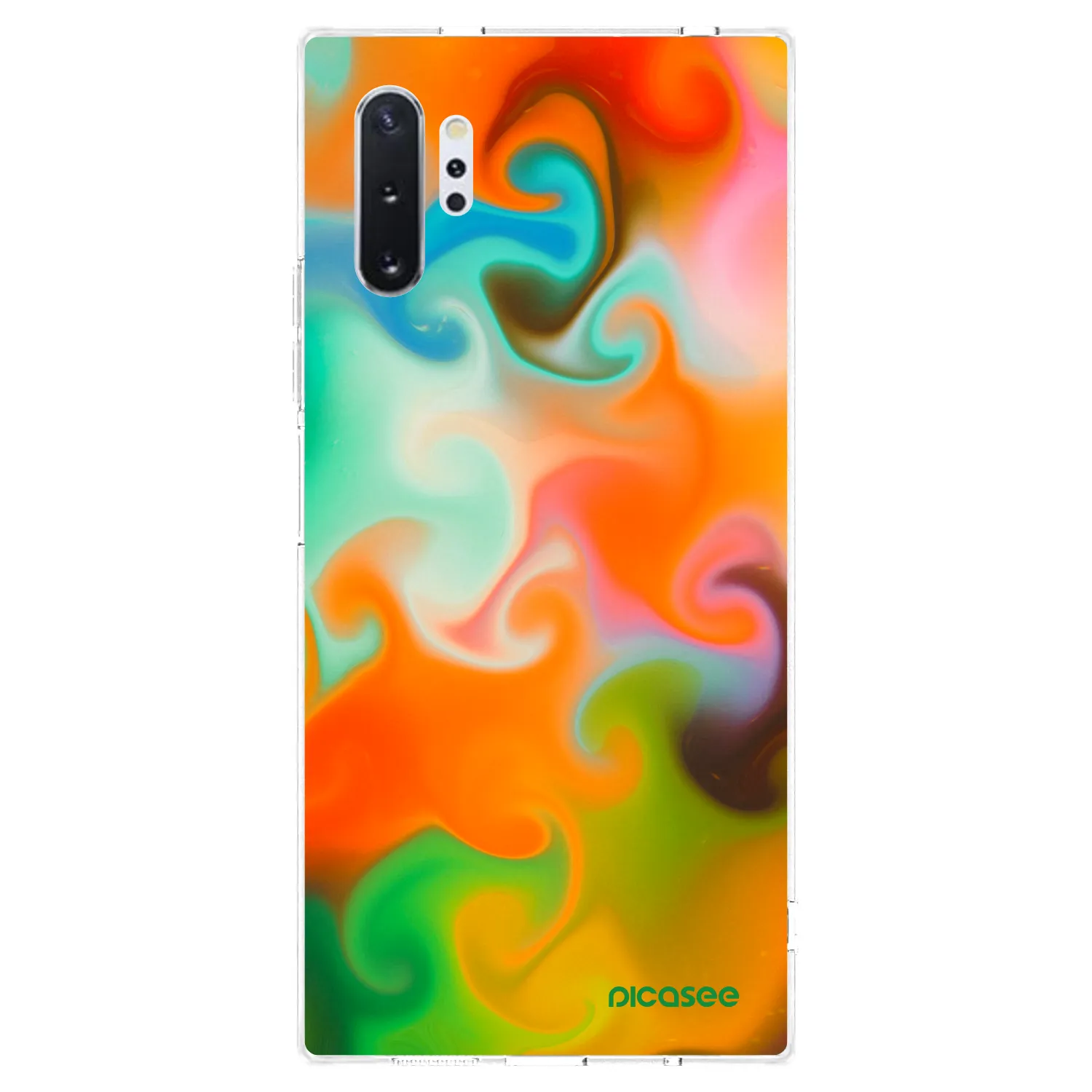 Picasee Samsung Galaxy Note 10+ N975F Hülle - Transparentes Silikon - Juice