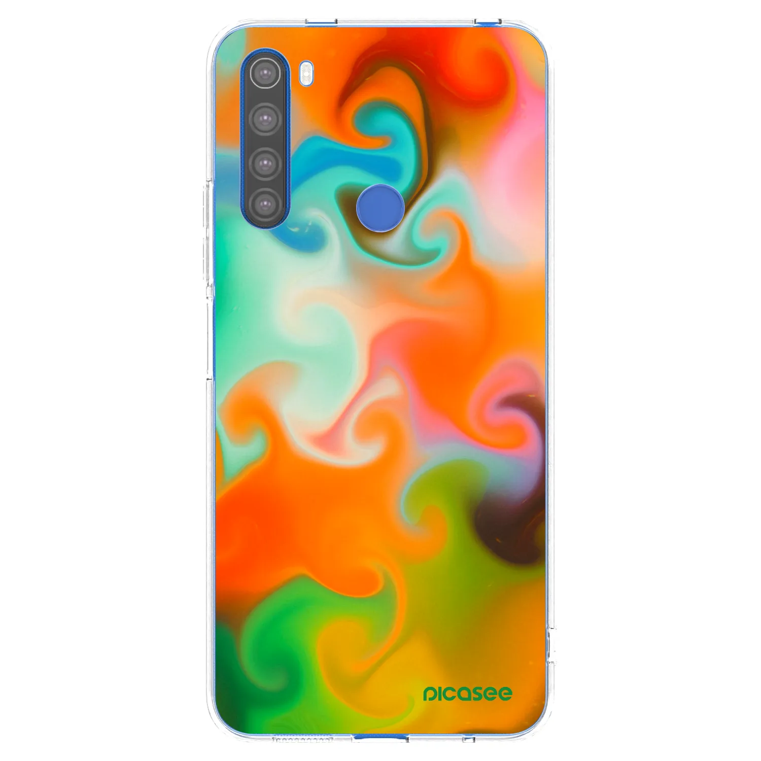 Picasee Xiaomi Redmi Note 8T Hülle - Transparentes Silikon - Juice