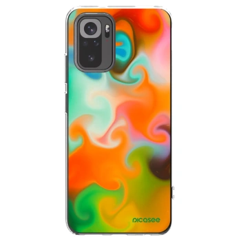 Picasee Xiaomi Redmi Note 10S Hülle - Transparentes Silikon - Juice