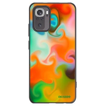 Picasee Xiaomi Redmi Note 10S Hülle - Schwarzes Silikon - Juice