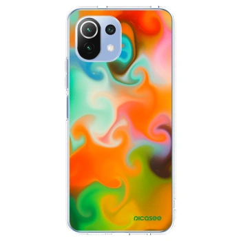 Picasee Xiaomi Mi 11 Lite Hülle - Transparentes Silikon - Juice