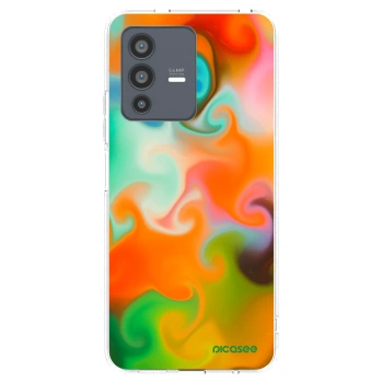 Picasee Vivo V23 5G Hülle - Transparentes Silikon - Juice