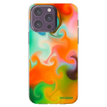 Picasee Apple iPhone 14 Pro Max Hülle - Transparentes Silikon - Juice