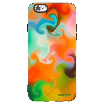 Picasee Apple iPhone 6/6S Hülle - Schwarzes Silikon - Juice