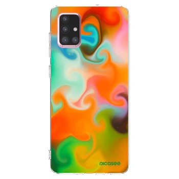 Picasee Samsung Galaxy A71 A715F Hülle - Transparentes Silikon - Juice