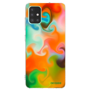 Picasee Samsung Galaxy A51 A515F Hülle - Transparentes Silikon - Juice