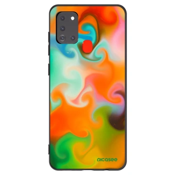 Picasee Samsung Galaxy A21s Hülle - Schwarzes Silikon - Juice