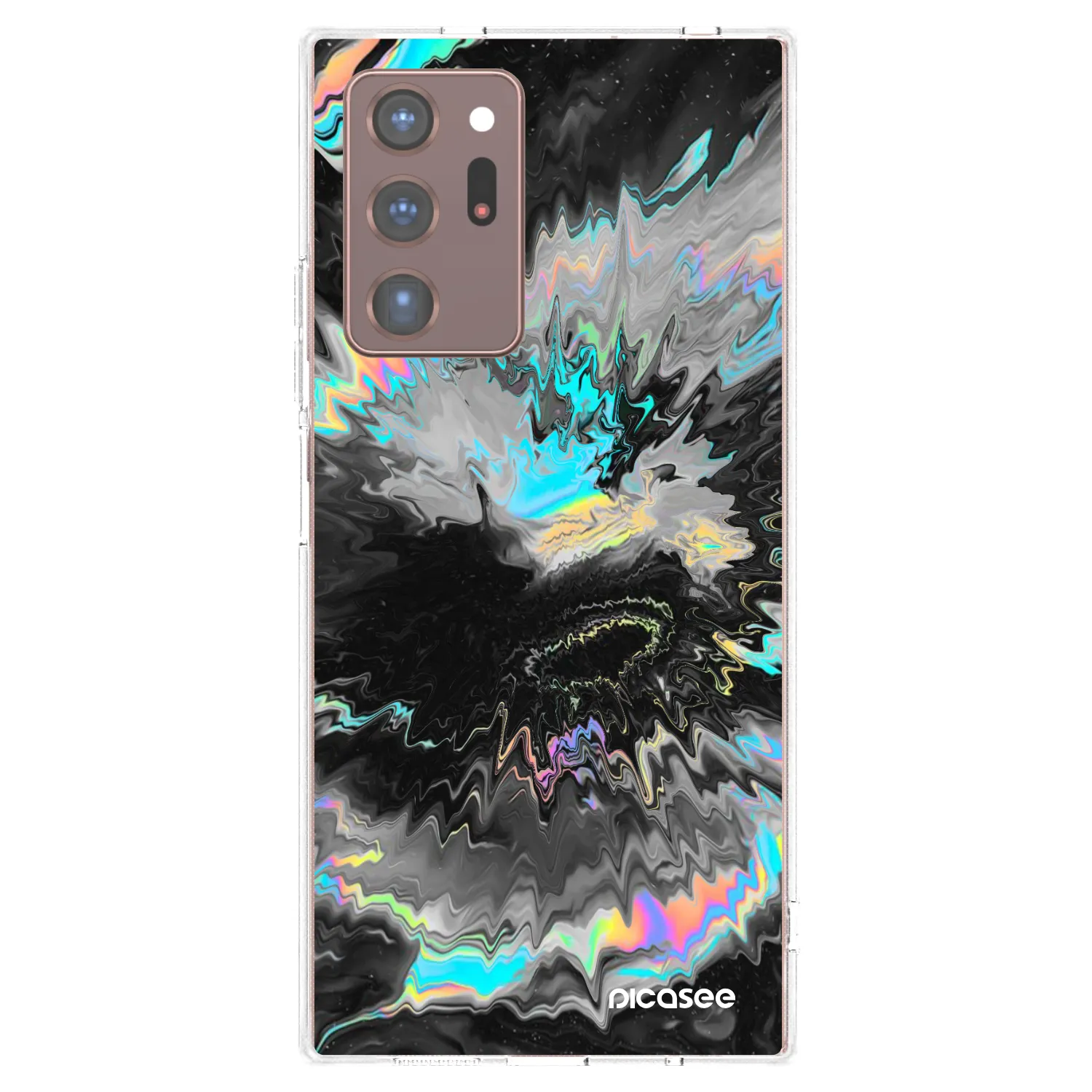 Picasee Samsung Galaxy Note 20 Ultra Hülle - Transparentes Silikon - Magnetic