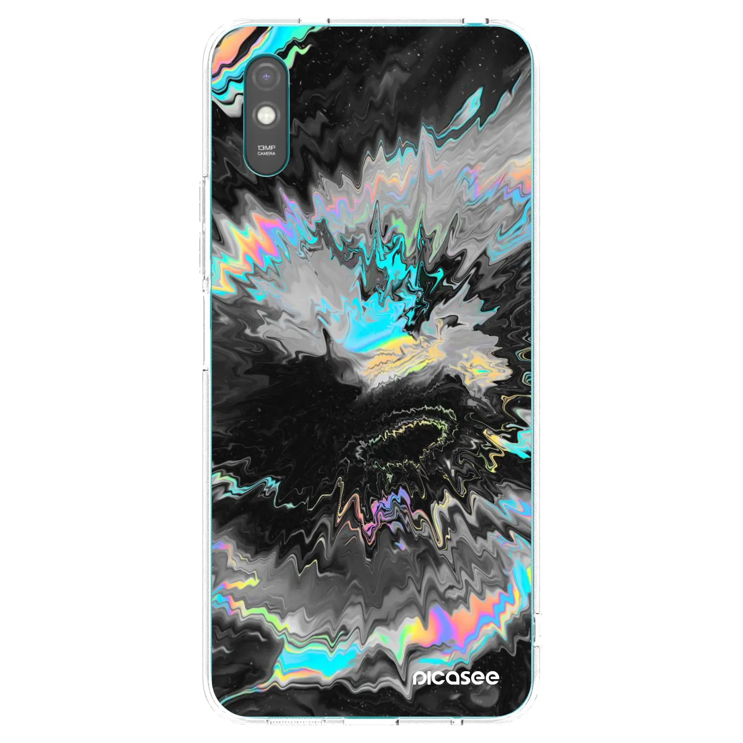 Picasee Xiaomi Redmi 9A Hülle - Transparentes Silikon - Magnetic