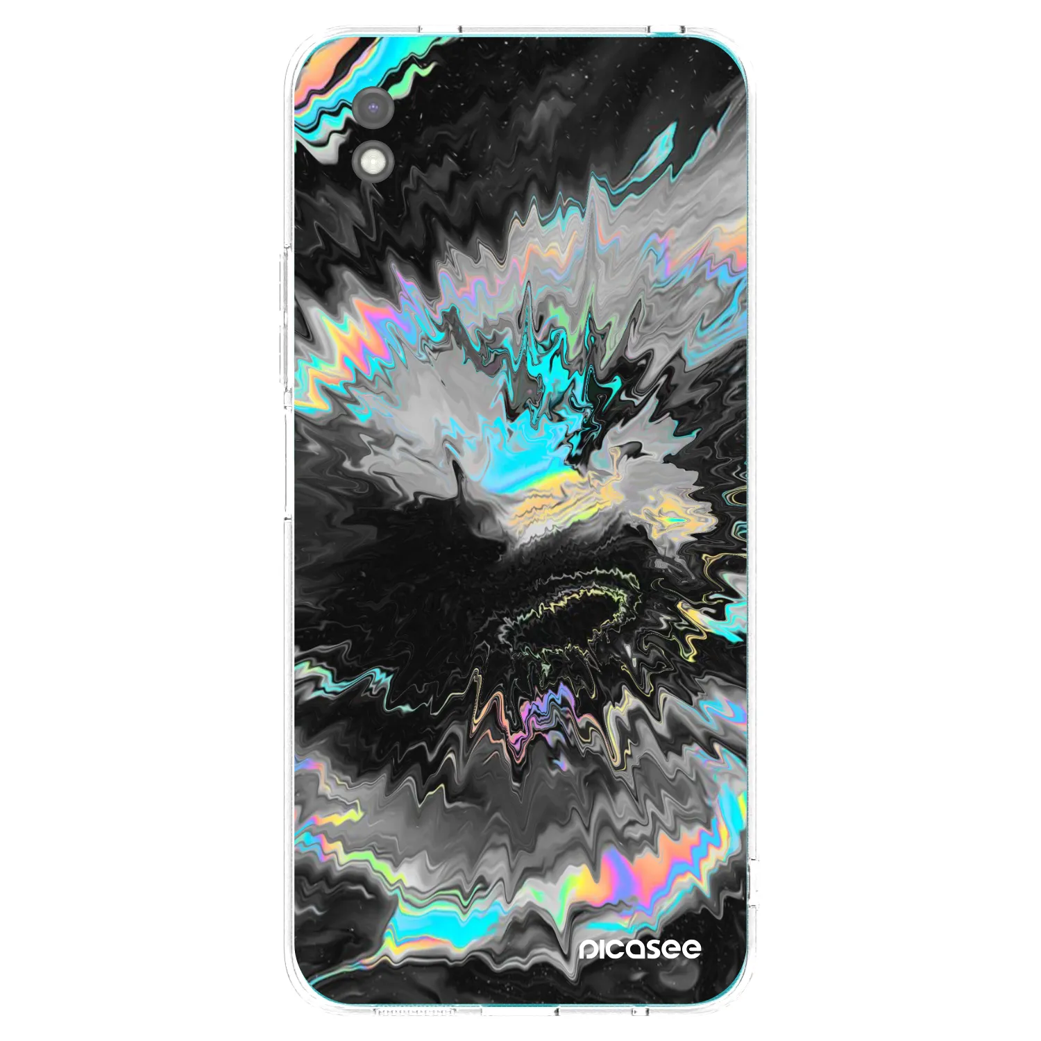 Picasee Xiaomi Redmi 9A Hülle - Schwarzes Silikon - Magnetic