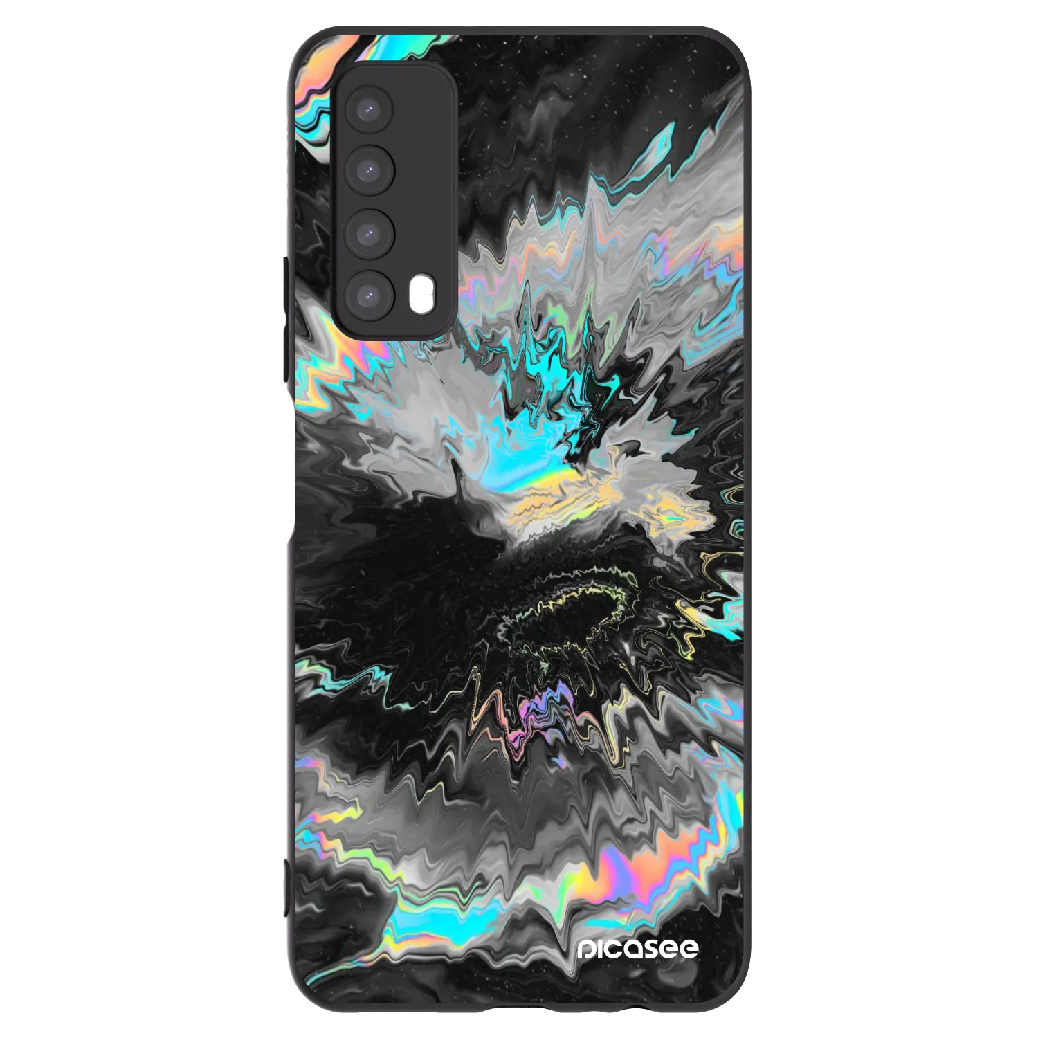 Picasee Huawei P Smart 2021 Hülle - Schwarzes Silikon - Magnetic