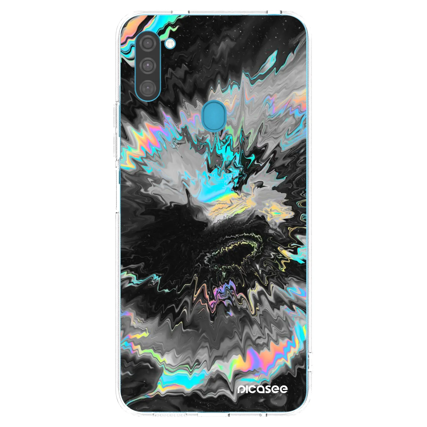 Picasee Samsung Galaxy M11 Hülle - Transparentes Silikon - Magnetic