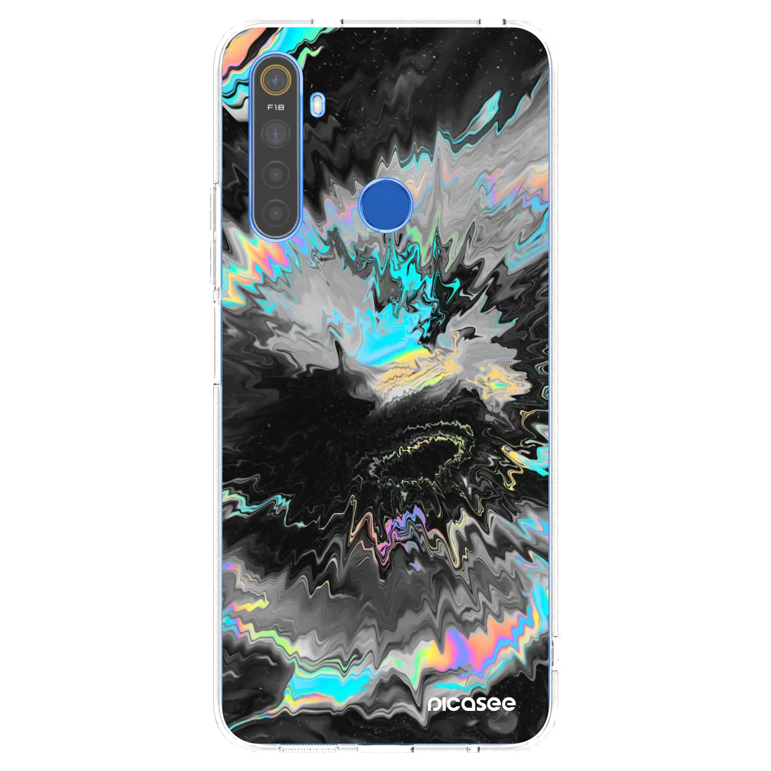 Picasee Realme 5 Hülle - Transparentes Silikon - Magnetic
