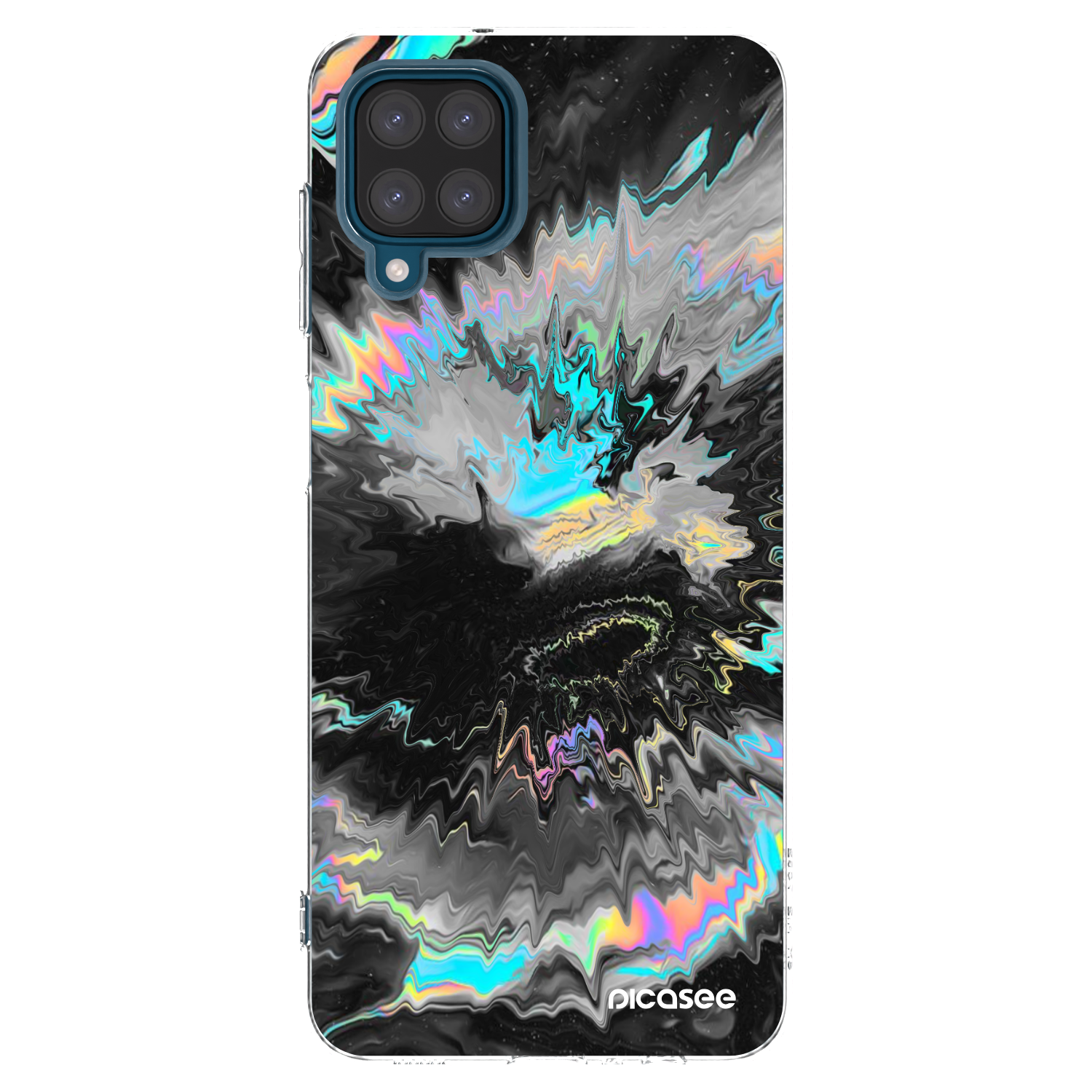 Picasee Samsung Galaxy A12 A125F Hülle - Transparentes Silikon - Magnetic