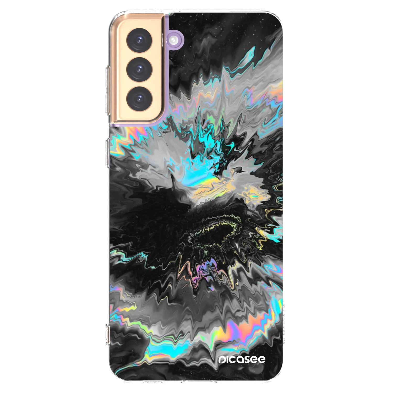 Picasee Samsung Galaxy S21+ 5G G996F Hülle - Transparentes Silikon - Magnetic