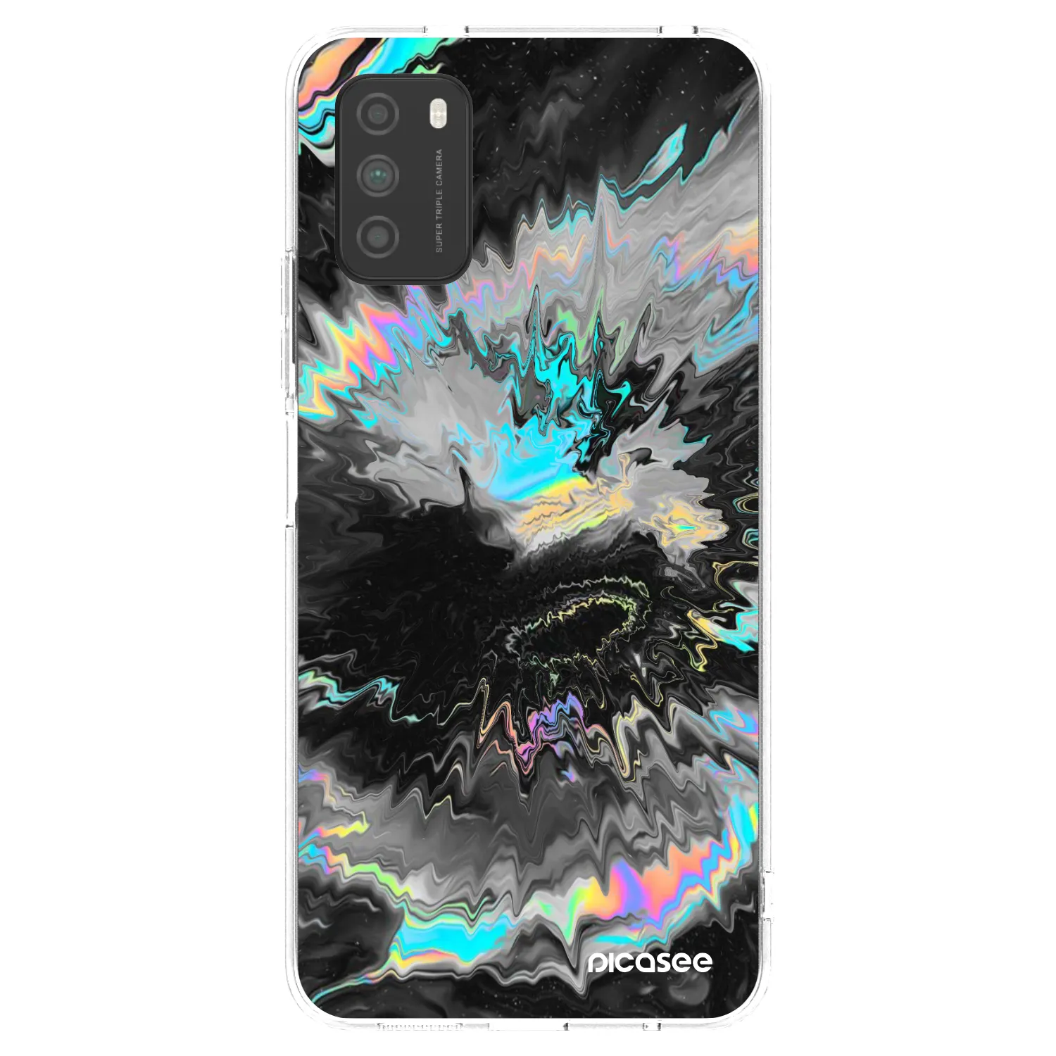 Picasee Xiaomi Poco M3 Hülle - Transparentes Silikon - Magnetic