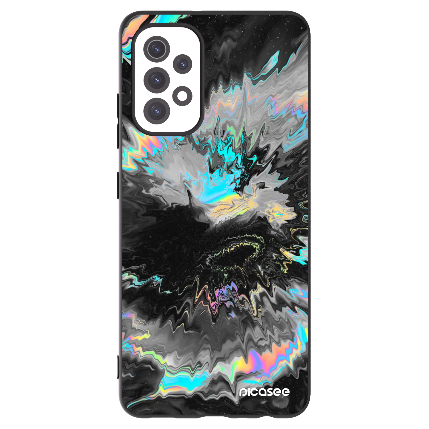 Picasee Samsung Galaxy A32 5G A326B Hülle - Schwarzes Silikon - Magnetic