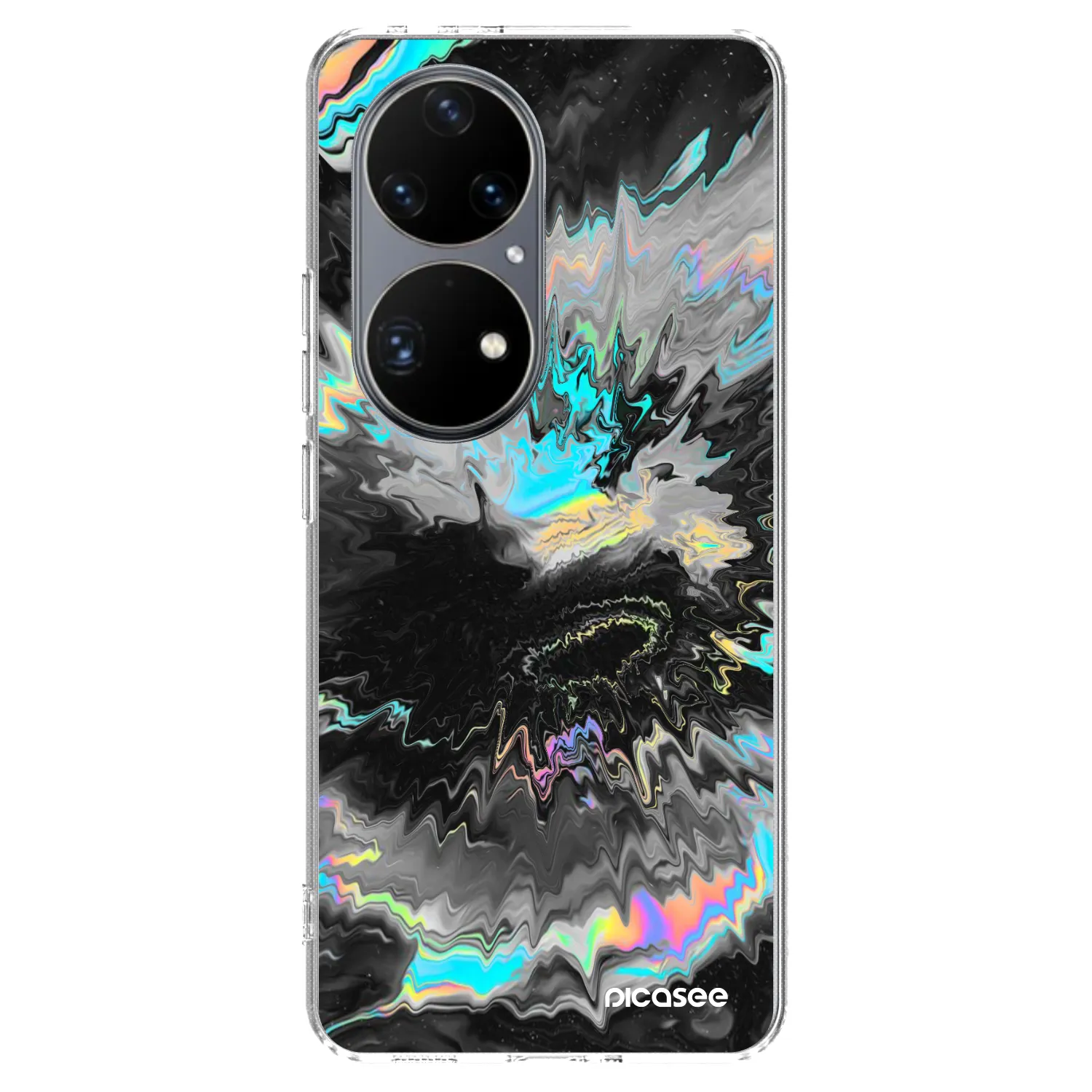 Picasee Huawei P50 Hülle - Transparentes Silikon - Magnetic