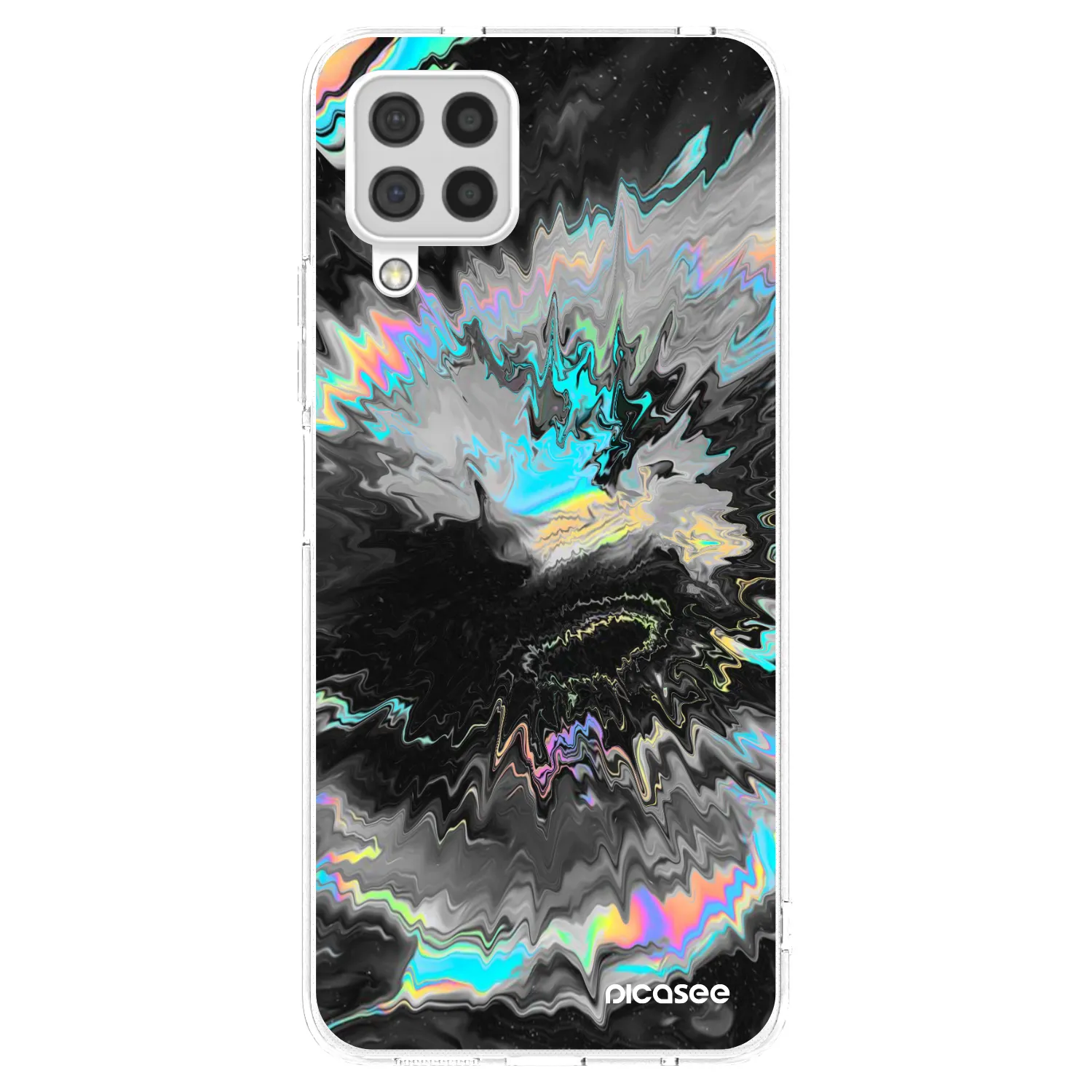 Picasee Samsung Galaxy A22 A225F 4G Hülle - Transparentes Silikon - Magnetic