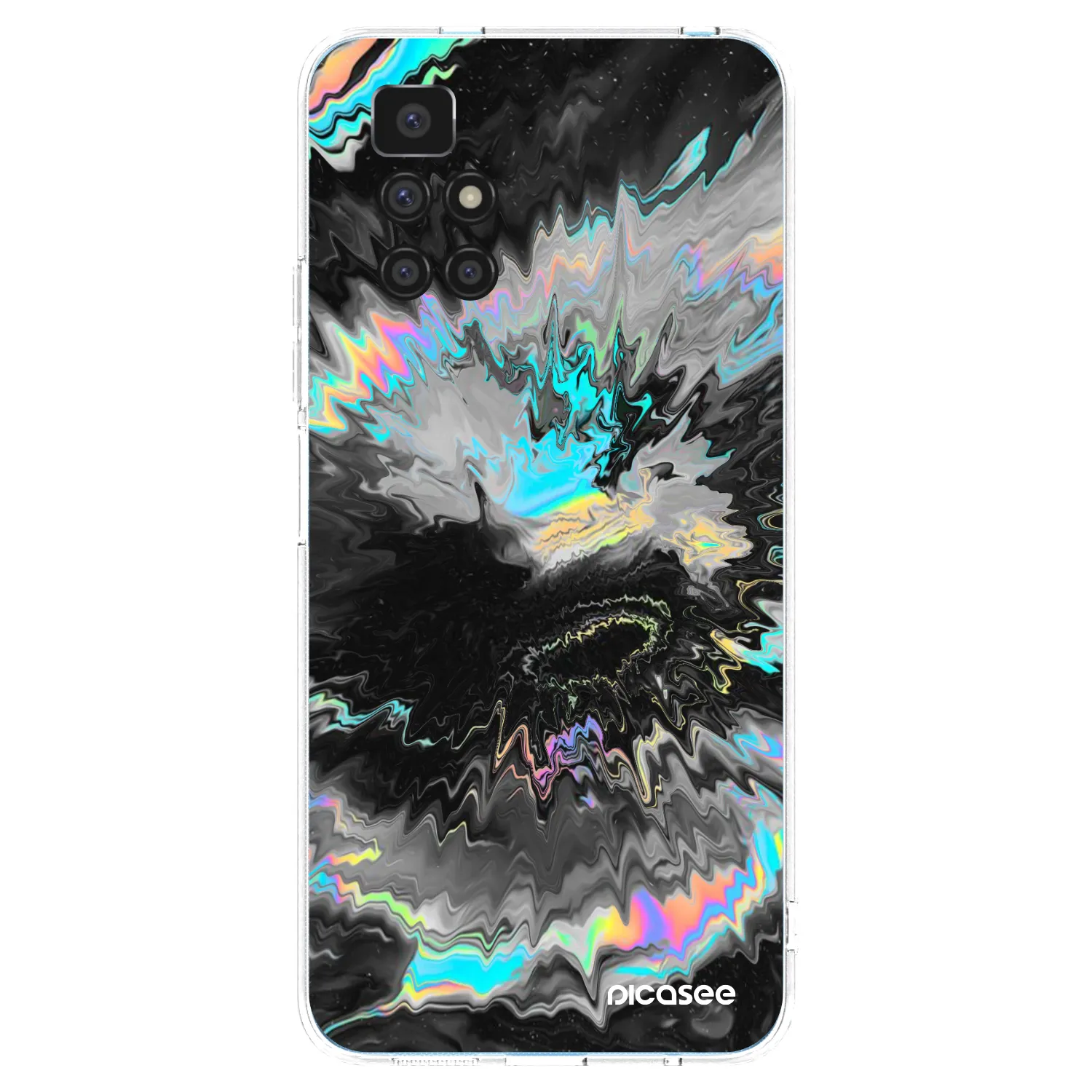 Picasee Xiaomi Redmi 10 Hülle - Transparentes Silikon - Magnetic