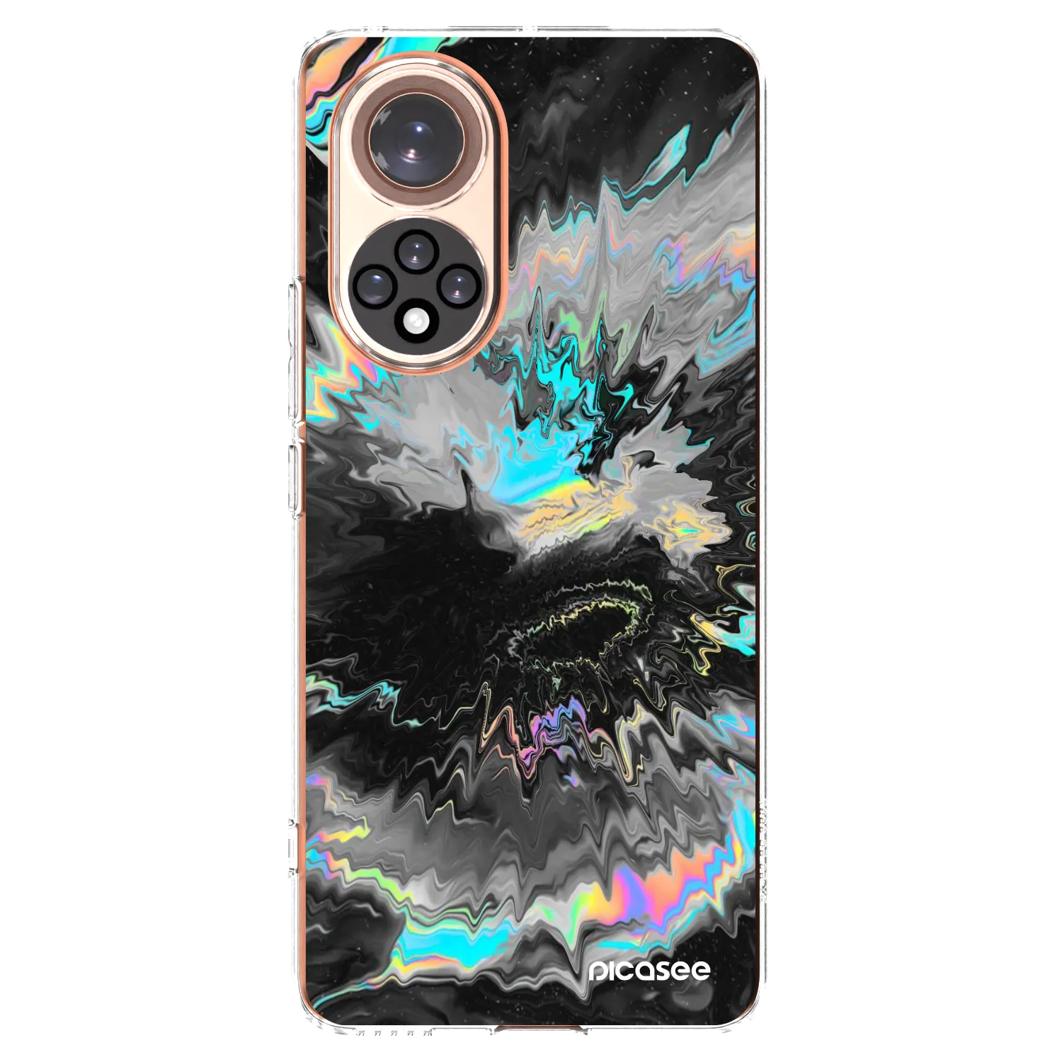 Picasee Honor 50 5G Hülle - Transparentes Silikon - Magnetic