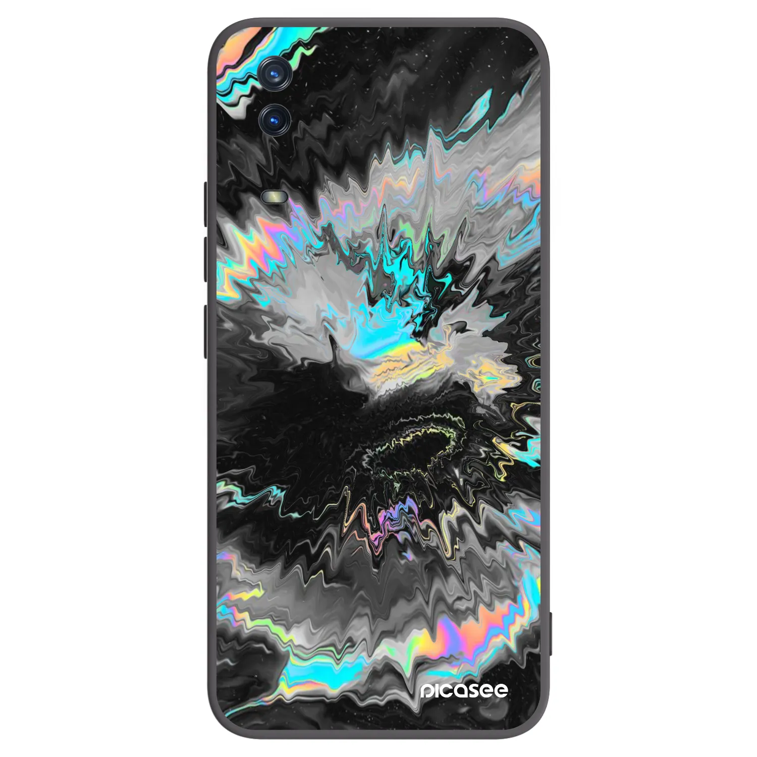 Picasee Vivo Y11s Hülle - Schwarzes Silikon - Magnetic