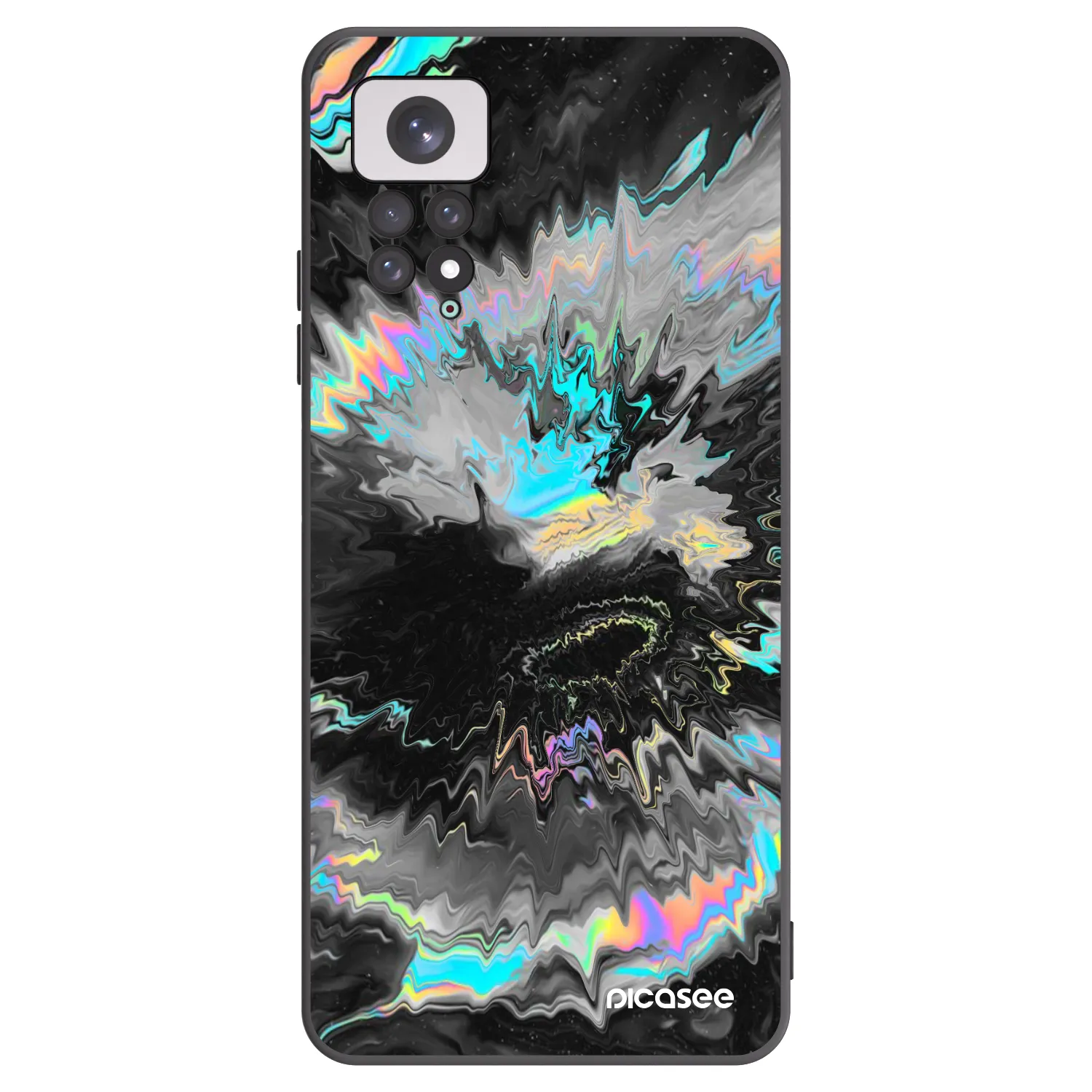 Picasee Xiaomi Redmi Note 11 Hülle - Schwarzes Silikon - Magnetic