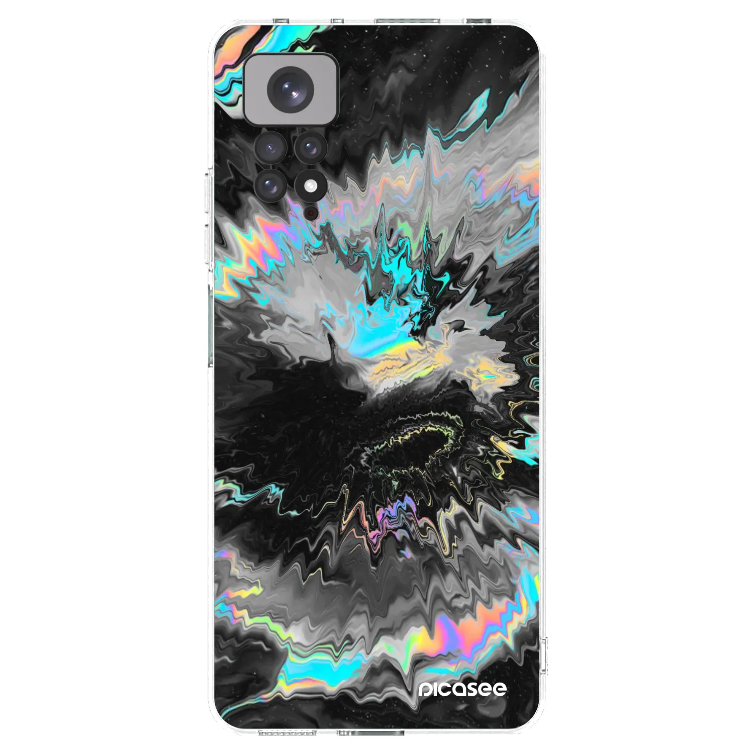 Picasee Xiaomi Redmi Note 11 Hülle - Transparentes Silikon - Magnetic