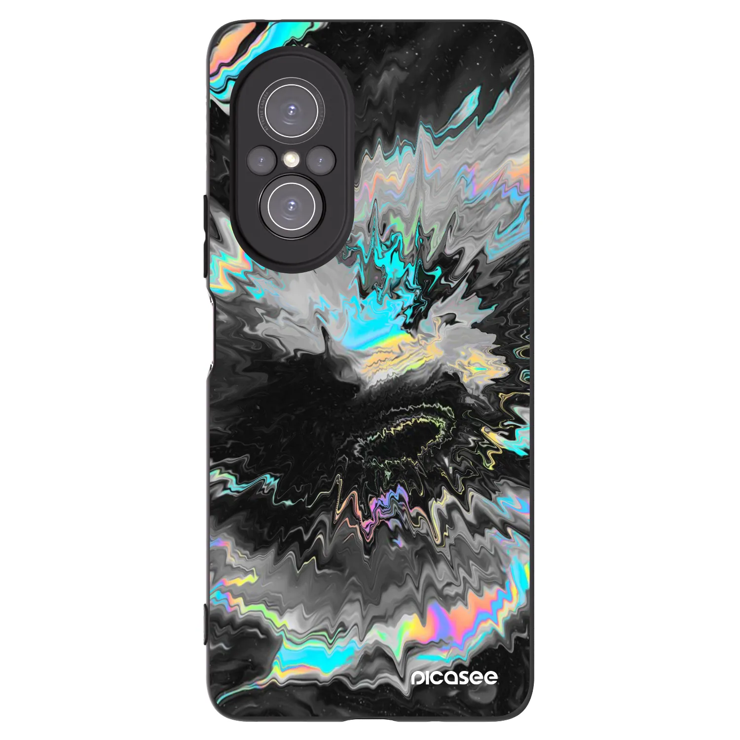 Picasee Huawei Nova 9 SE Hülle - Schwarzes Silikon - Magnetic