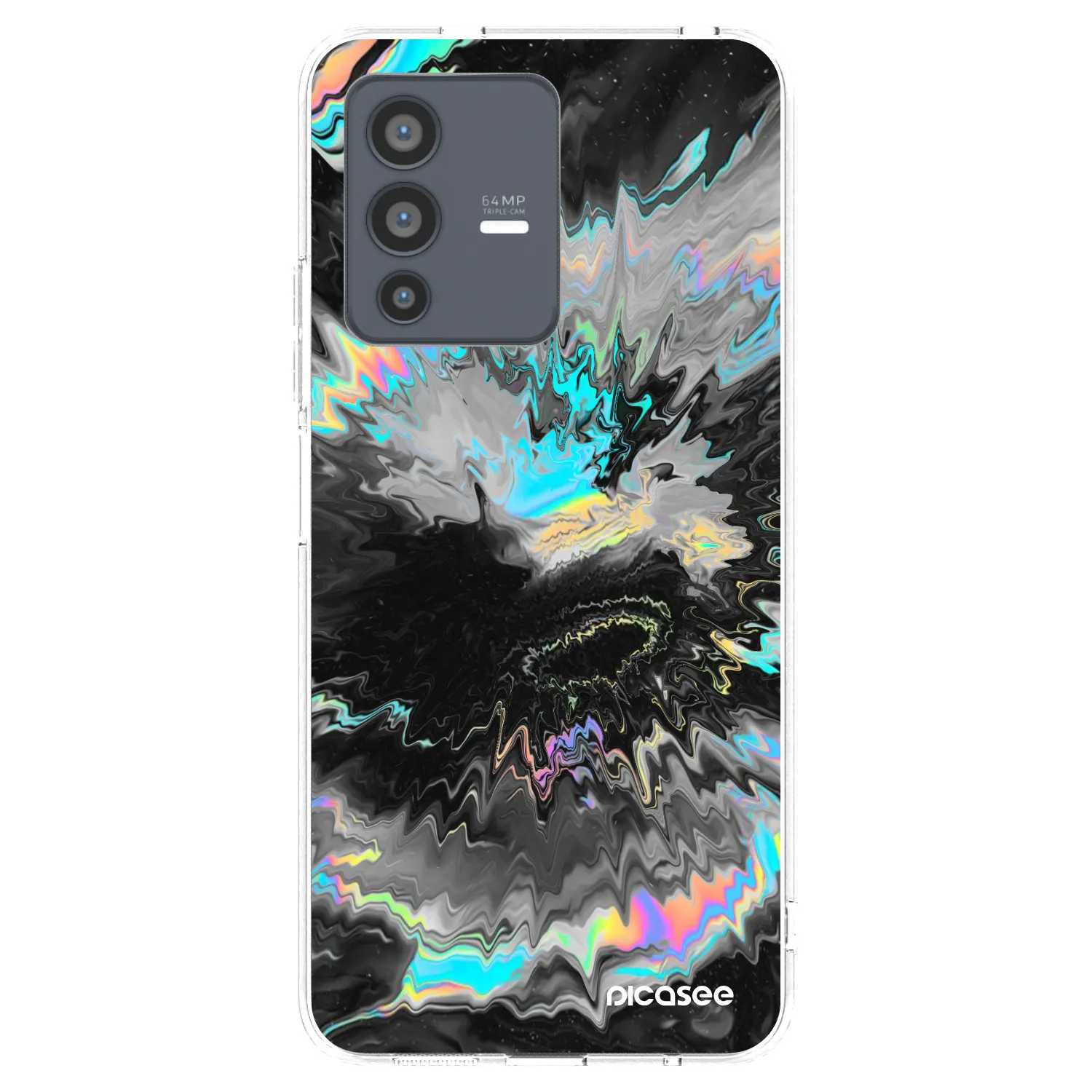 Picasee Vivo V23 5G Hülle - Transparentes Silikon - Magnetic