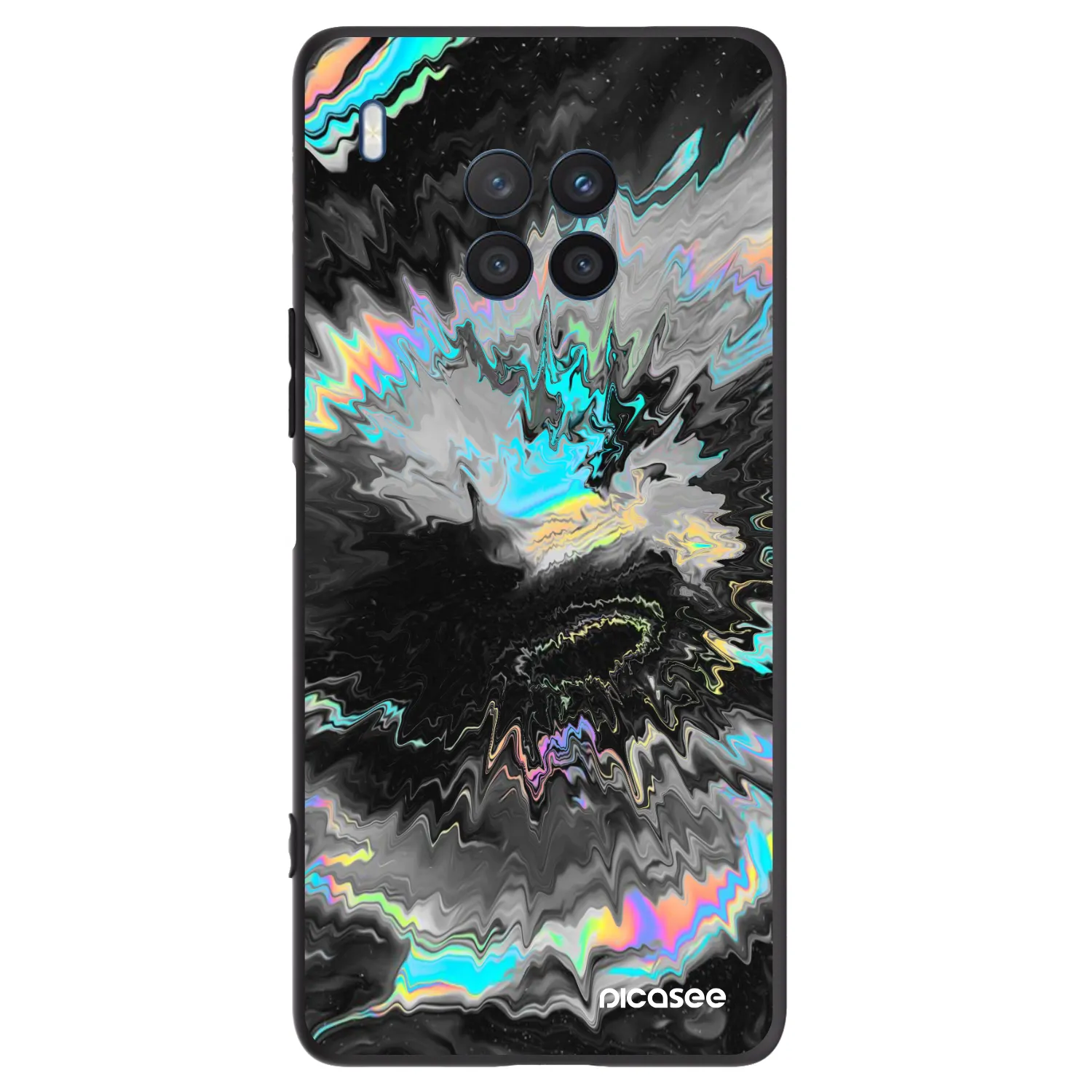 Picasee Honor 50 Lite Hülle - Schwarzes Silikon - Magnetic