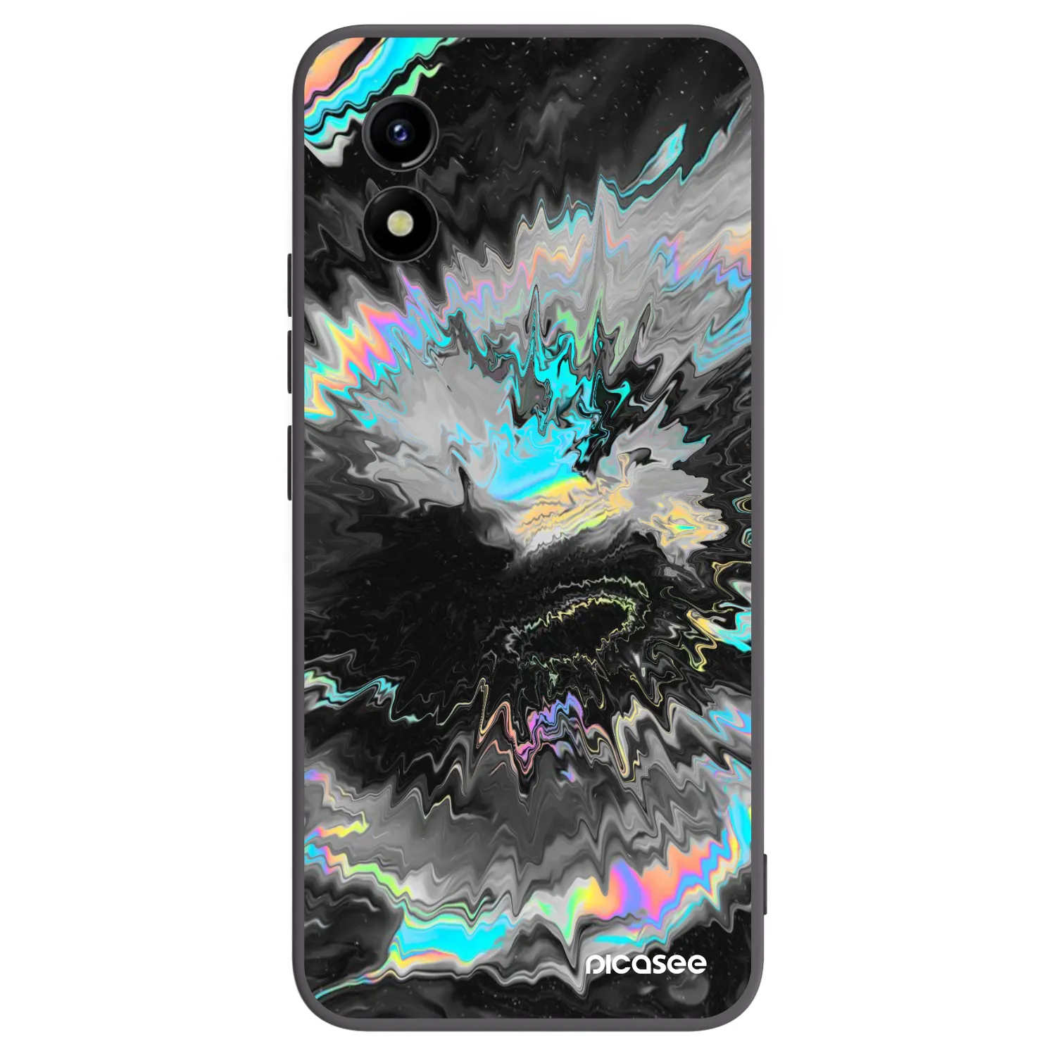 Picasee Vivo Y01 Hülle - Schwarzes Silikon - Magnetic