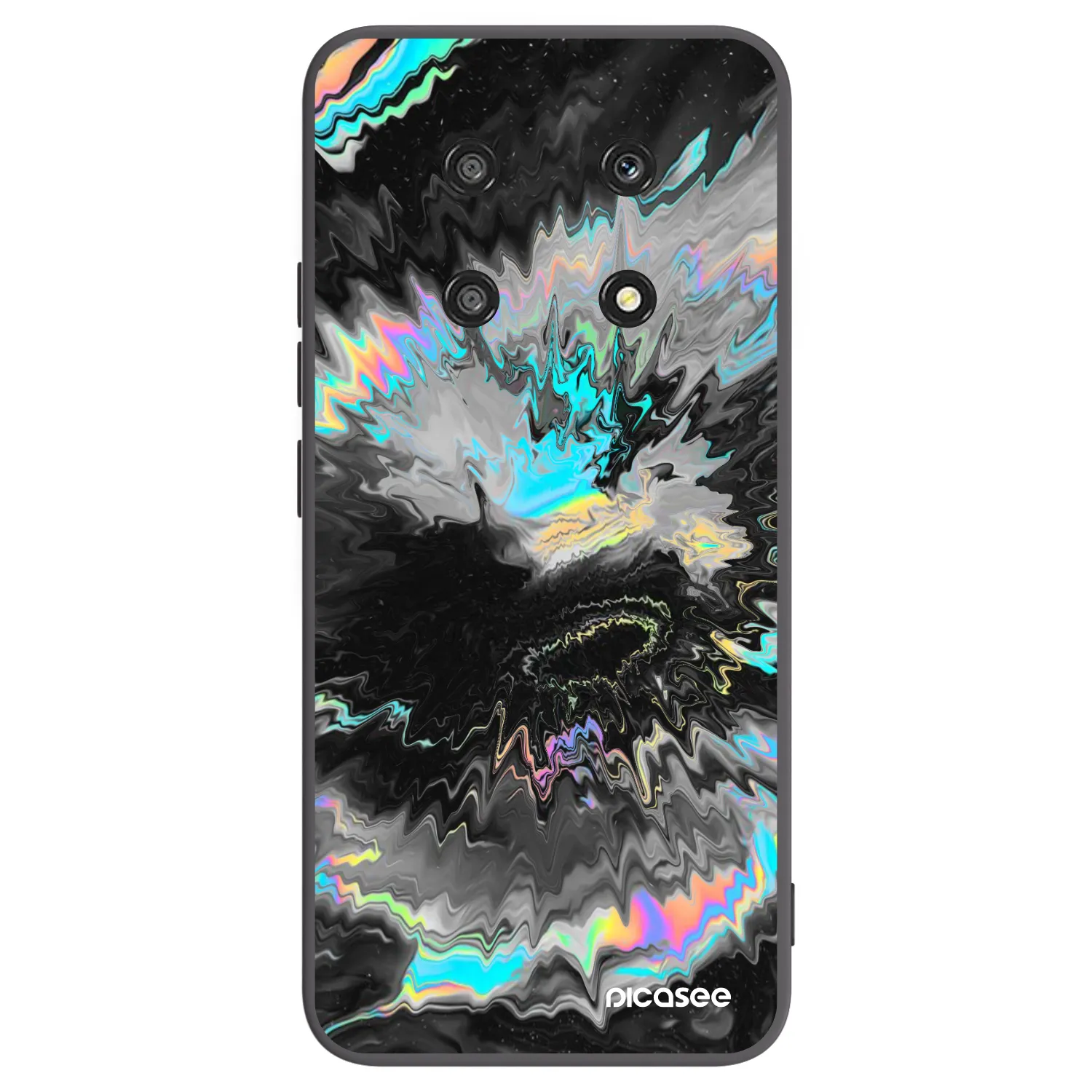 Picasee Honor Magic4 Lite 5G Hülle - Schwarzes Silikon - Magnetic