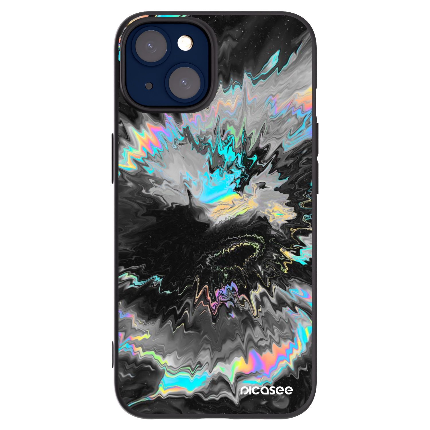 Picasee Apple iPhone 14 Hülle - Schwarzes Silikon - Magnetic