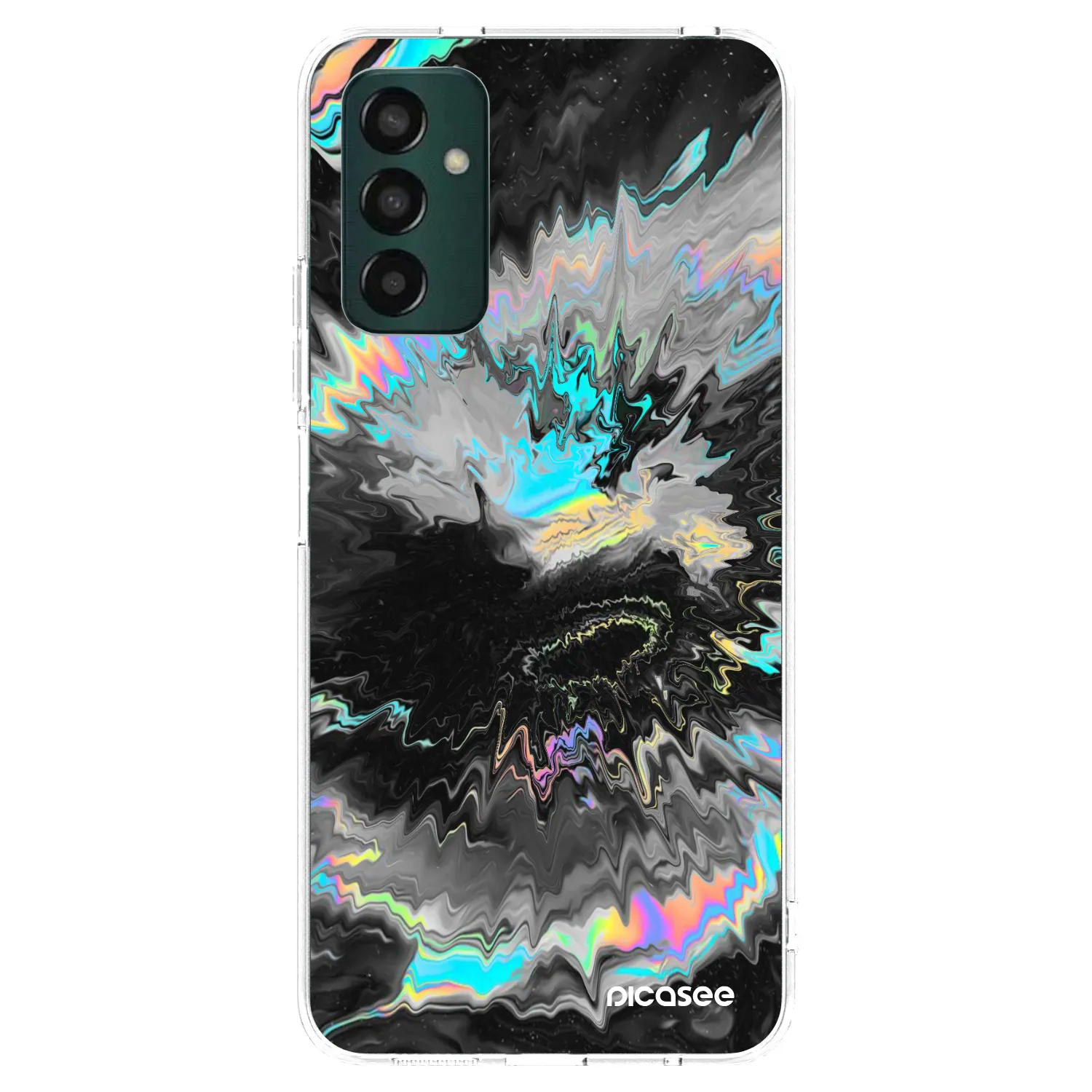 Picasee Samsung Galaxy M13 M135F Hülle - Transparentes Silikon - Magnetic