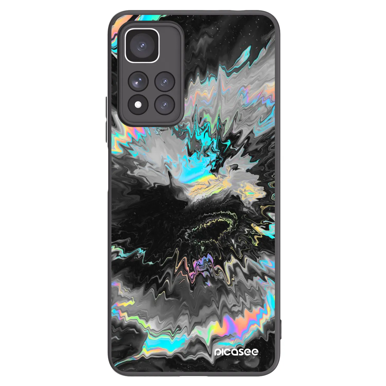 Picasee Xiaomi Redmi Note 11 Pro+ 5G Hülle - Schwarzes Silikon - Magnetic