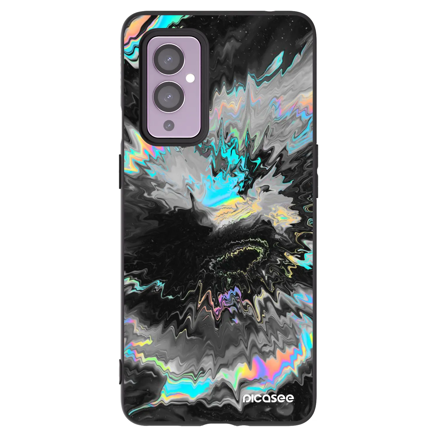 Picasee OnePlus 9 Hülle - Schwarzes Silikon - Magnetic