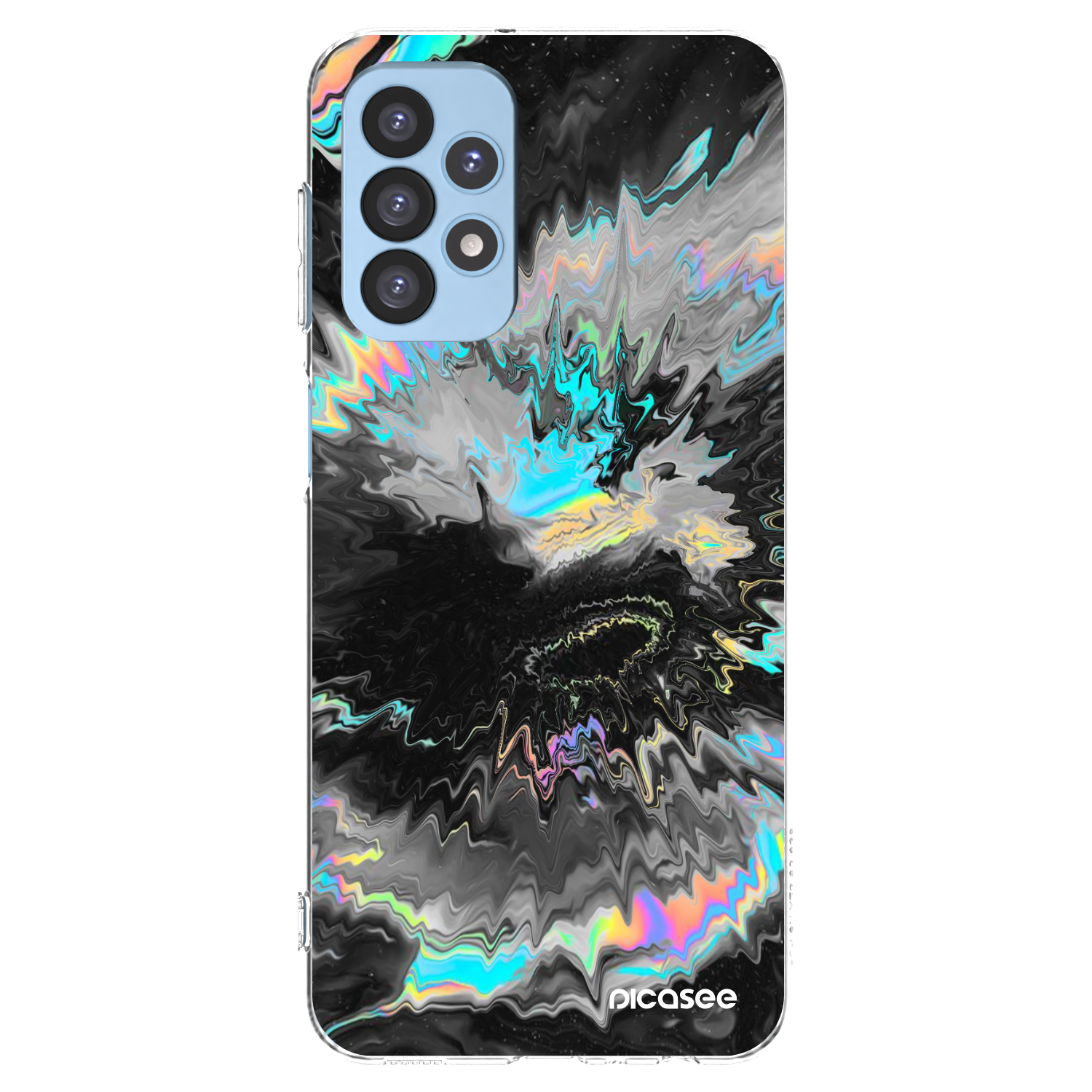 Picasee Samsung Galaxy A23 A235F 4G Hülle - Transparentes Silikon - Magnetic