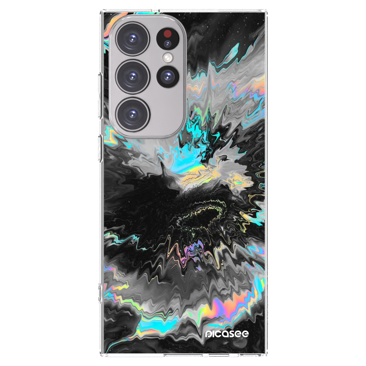 Picasee Samsung Galaxy S23 Ultra 5G Hülle - Transparentes Silikon - Magnetic