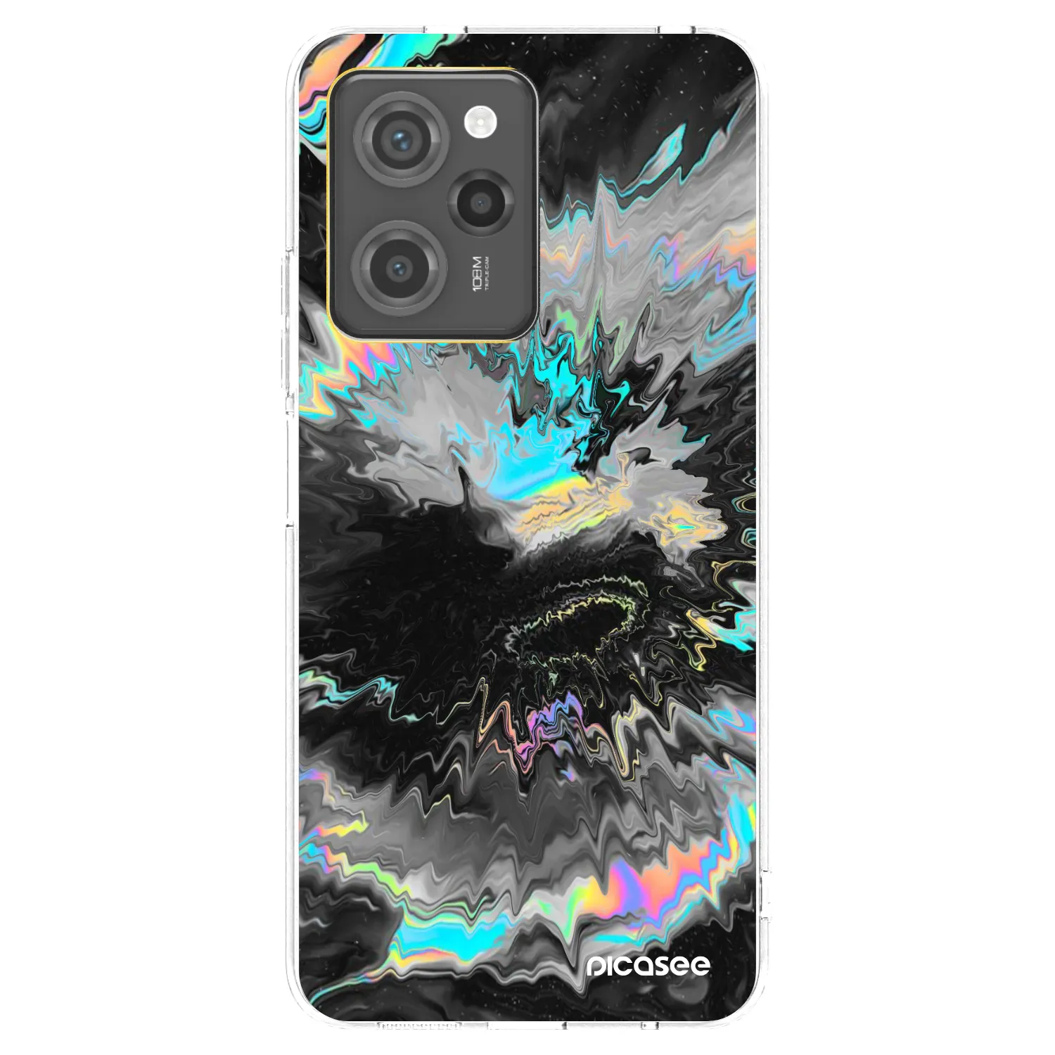 Picasee Xiaomi Poco X5 Pro Hülle - Schwarzes Silikon - Magnetic
