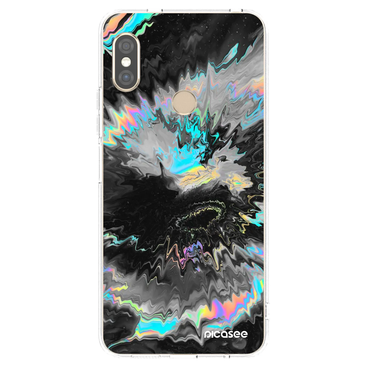 Picasee Xiaomi Redmi Note 5 Global Hülle - Transparentes Silikon - Magnetic